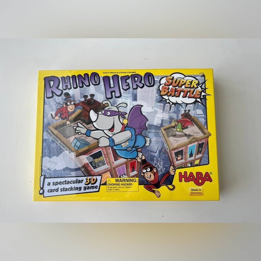 HABA Rhino Hero Super Battle - A Turbulent 3D Stacking Game